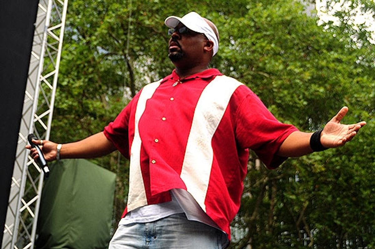 James Monroe Inglehart (Freestyle Love Supreme ) at QUARTET, FELA!, AVENUE Q & More Play Broadway in Bryant Park!