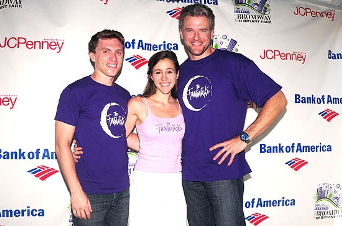 Matt Leisy, Juliette Trafton & Edward Watts (The Fantasticks) at 