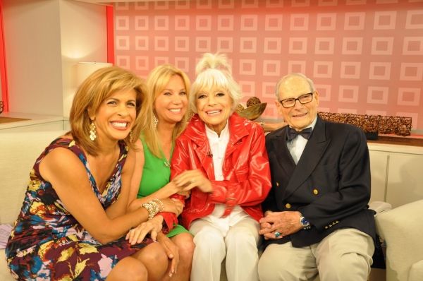 Hoda Kotb, Kathie Lee Gifford, Carol Channing and Harry Kullijian Photo