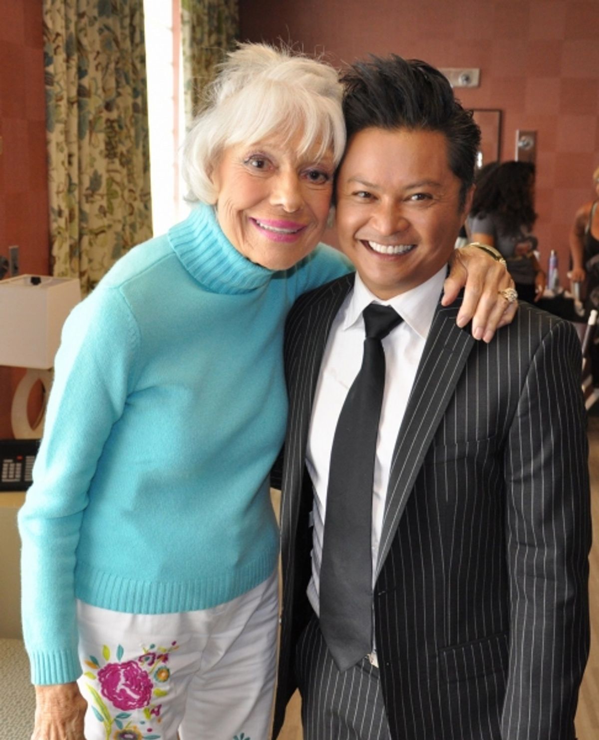Carol Channing and Alec Mapa at 