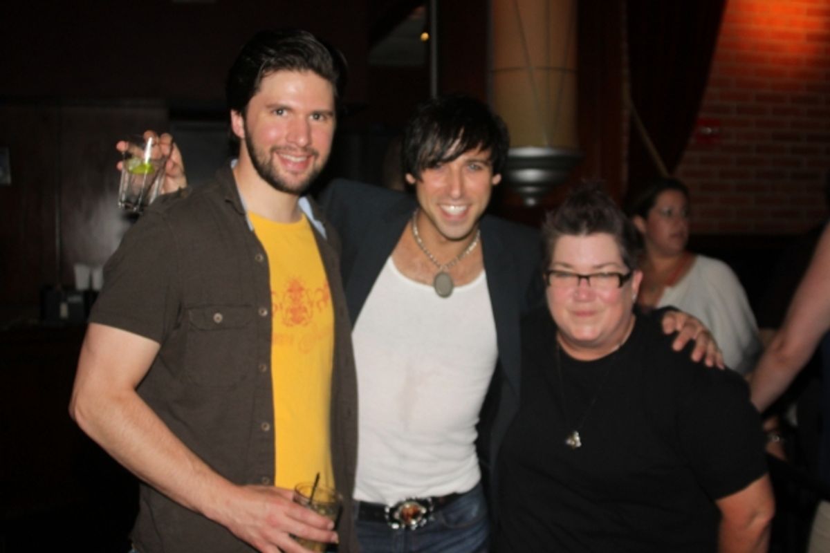 Louis Hobson, Joey Calveri and Lea DeLaria at 