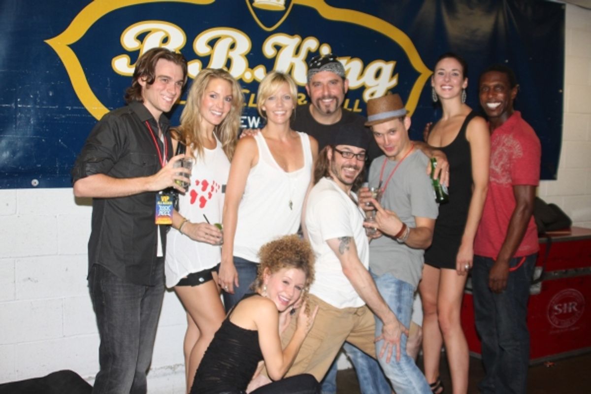 Justin Sargent, Katie Webber, Jenifer Foote, Josephine Rose Roberts, Adam Dannheisser, Mitchell Jarvis, Jeremy Woodard, Sarrah Strimel and Andre Ward at 