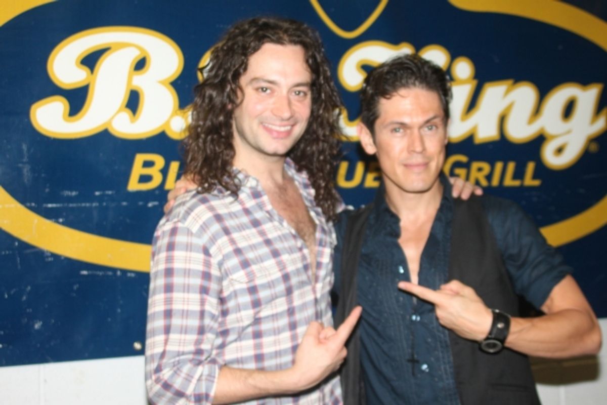 Constantine Maroulis and MiG Ayesa  at 