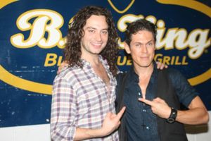 Constantine Maroulis and MiG Ayesa @ BroadwayWorld Constantine Maroulis and MiG Ayesa Photo