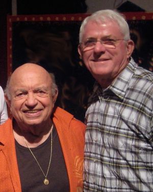 Lou Cutell & Phil Donahue following a performance of VIAGARA FALLS at The Little Shub Photo