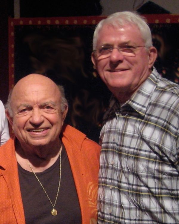 Lou Cutell & Phil Donahue following a performance of VIAGARA FALLS at The Little Shub Photo