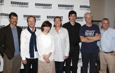 Mark Harelik, Edward Hibbert, Sally Hawkins, Cherry Jones, Adam Driver, Michael Siber Photo