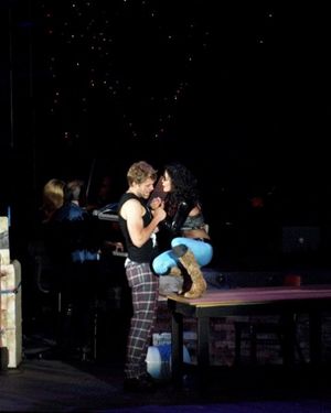 Vanessa Hudgens and Aaron Tveit Photo