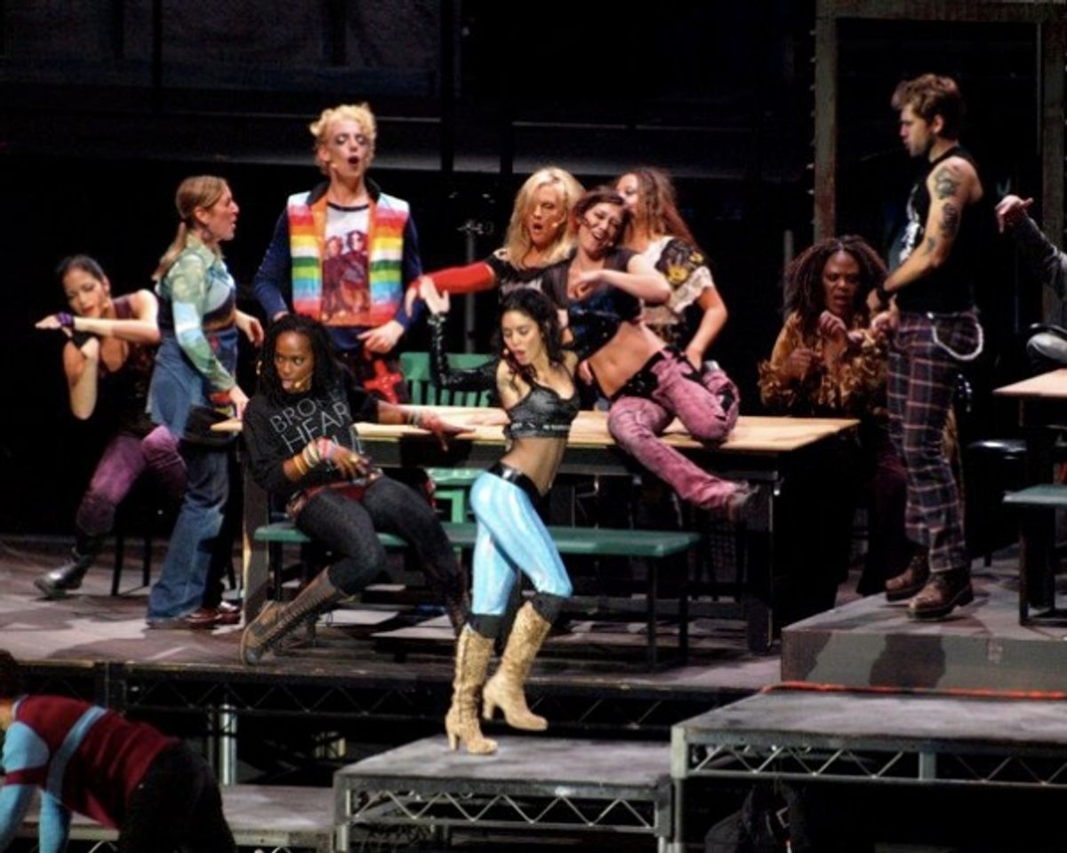Vanessa Hudgens and the cast of RENT at 