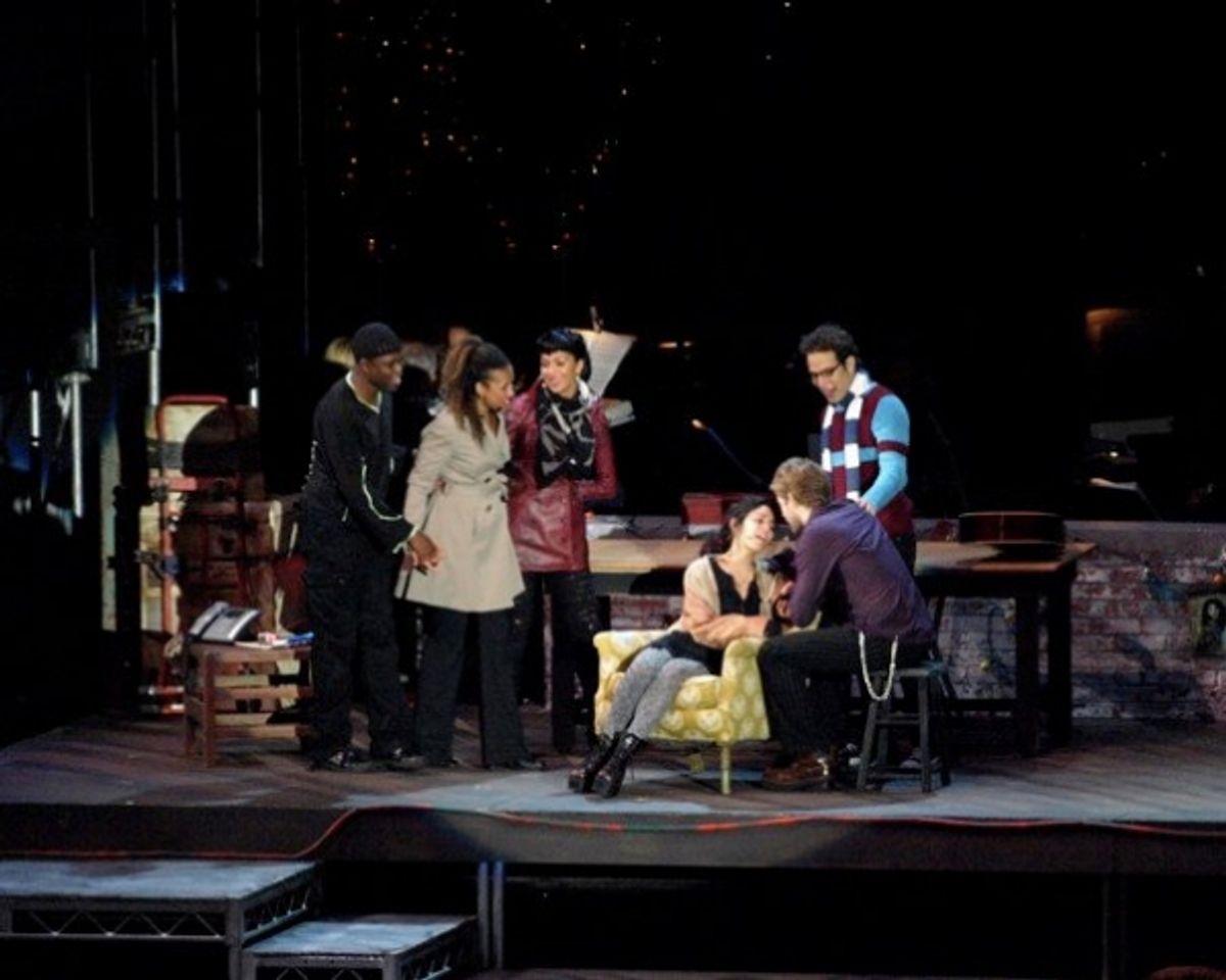 Wayne Brady, Tracie Thoms, Nicole Scherzinger, Vanessa Hudgens, Aaron Tveit and Skylar Astin at 