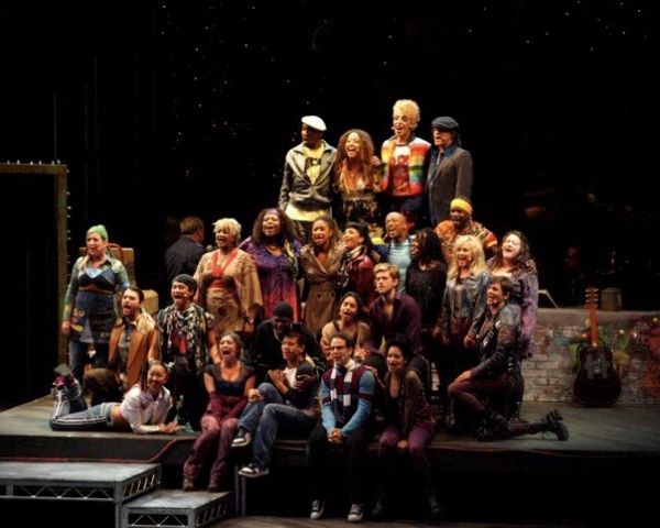 The cast of RENT at the Hollywood Bowl Photo