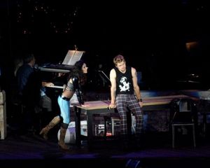 Vanessa Hudgens and Aaron Tveit Photo