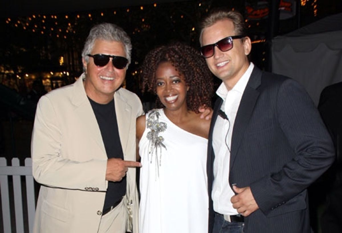 Steve Tyrell, Jennifer Leigh Warren and Producer Chris Isaacson at The Americana at Brand at 