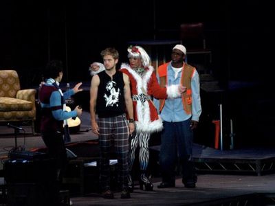 Skylar Astin, Aaron Tveit, Telly Leung and Wayne Brady Photo