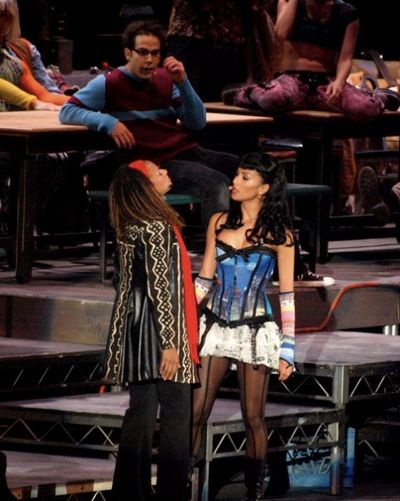 Tracie Thoms, Nicole Scherzinger and Skylar Astin Photo