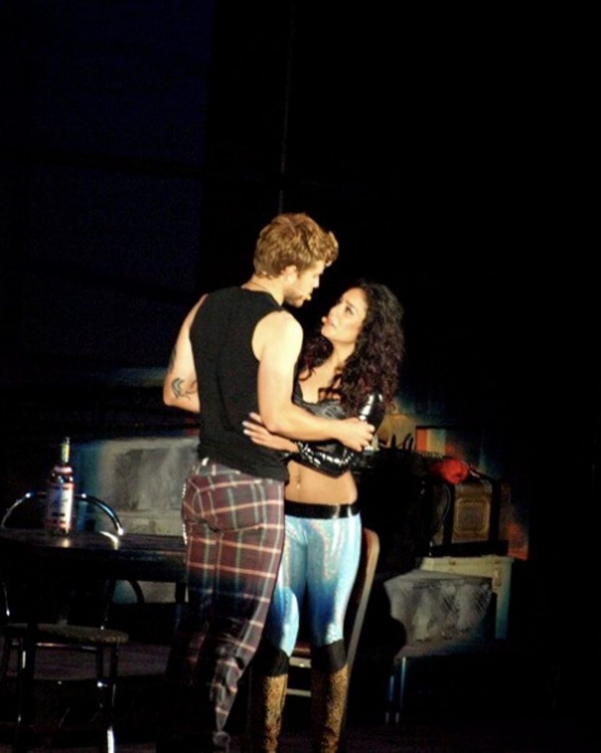 Aaron Tveit and Vanessa Hudgens at 