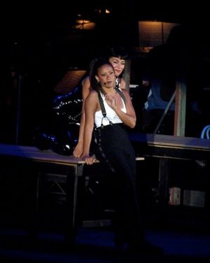 Nicole Scherzinger and Tracie Thoms @ BroadwayWorld Nicole Scherzinger and Tracie Thoms Photo