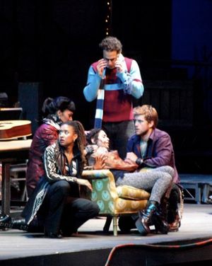 Tracie Thoms, Nicole Scherzinger, Vanessa Hudgens, Aaron Tveit and Skylar Astin @ BroadwayWorld Tracie Thoms, Nicole Scherzinger, Vanessa Hudgens, Aaron Tveit and Skylar Astin Photo