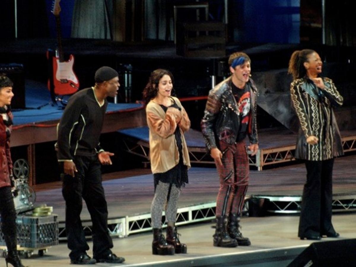 Wayne Brady, Vanessa Hudges and Tracie Thoms at 