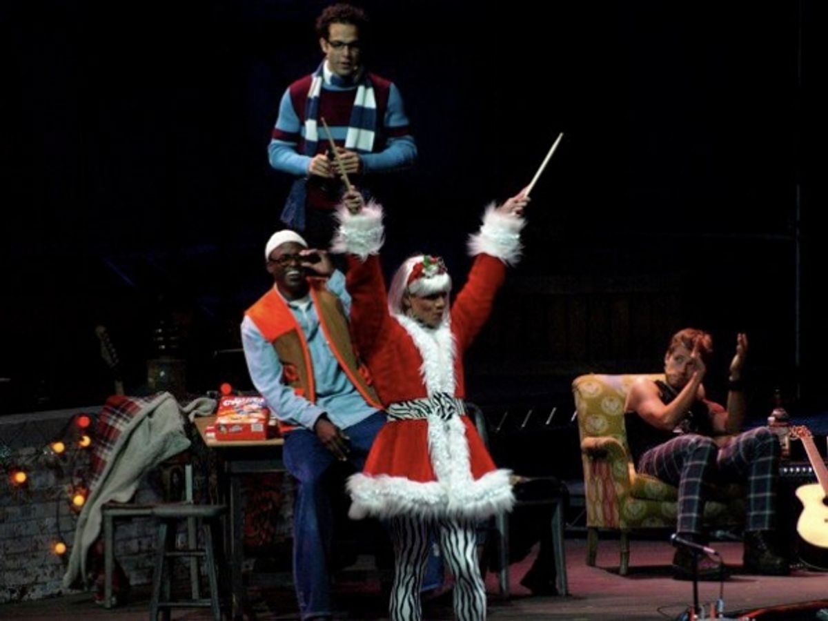 Wayne Brady, Skylar Astin, Telly Leung and Aaron Tveit at 