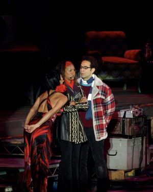 Nicole Scherzinger, Tracie Thoms and Skylar Astin @ BroadwayWorld Nicole Scherzinger, Tracie Thoms and Skylar Astin Photo