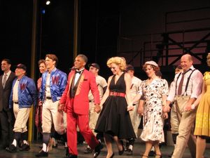 Austin Miller, Andre De Shields, Felicia Finley and cast @ BroadwayWorld Austin Miller, Andre De Shields, Felicia Finley and cast Photo