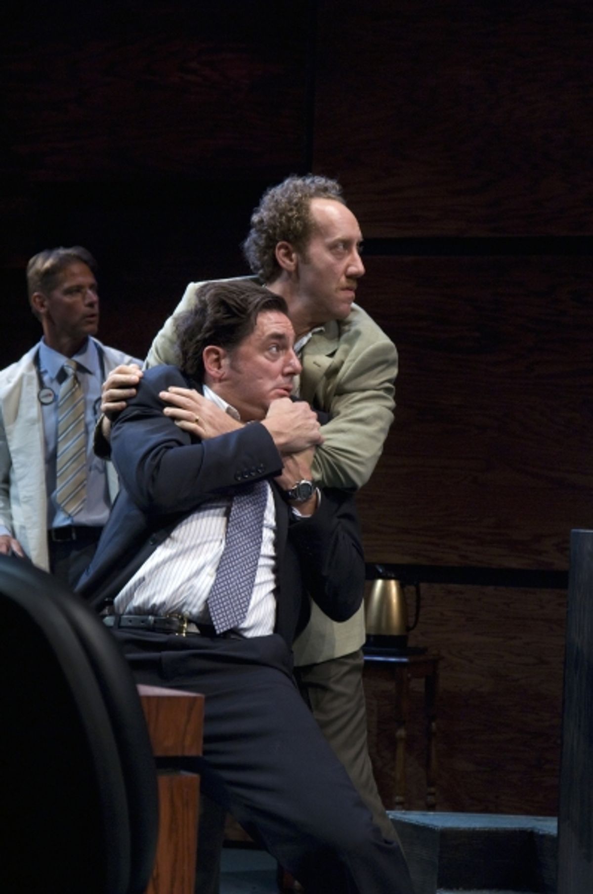 Reg Rogers, Joey Slotnick, Joe Pallister at ROMANCE in Performance at Bay Street Theatre