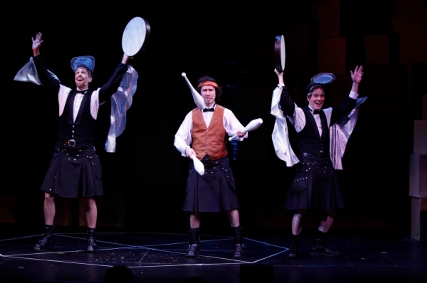 Photo Flash: THE FLYING KARAMAZOV BROS. Opens at Minetta Lane Tonight, 8/9  Image