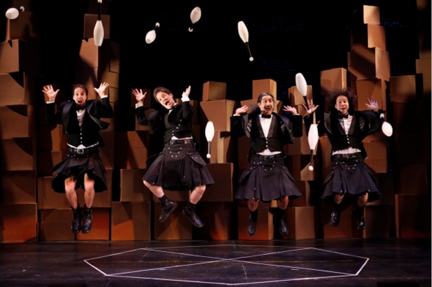 Photo Flash: THE FLYING KARAMAZOV BROS. Opens at Minetta Lane Tonight, 8/9  Image