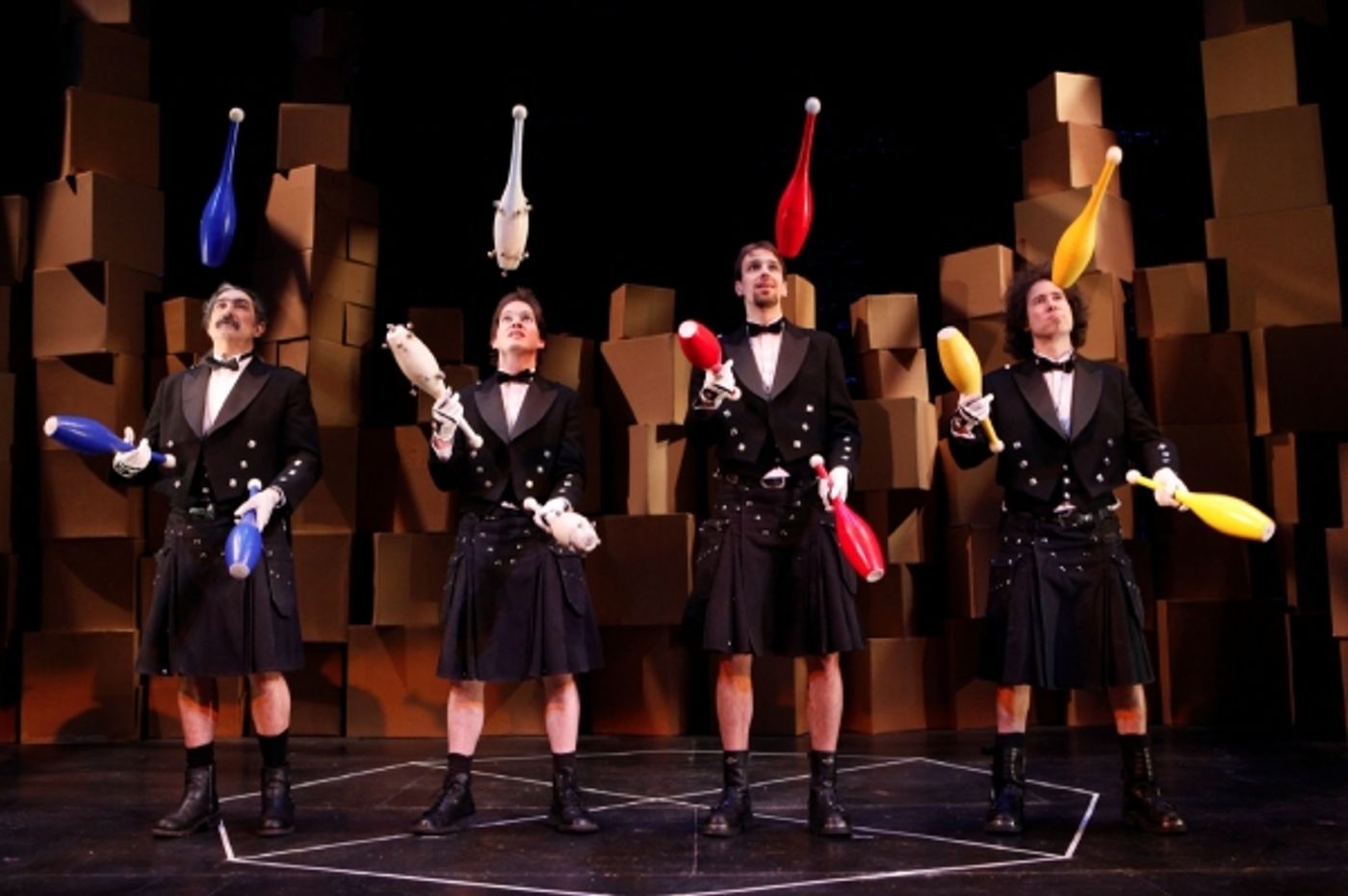 Photo Flash: THE FLYING KARAMAZOV BROS. Opens at Minetta Lane Tonight, 8/9  Image