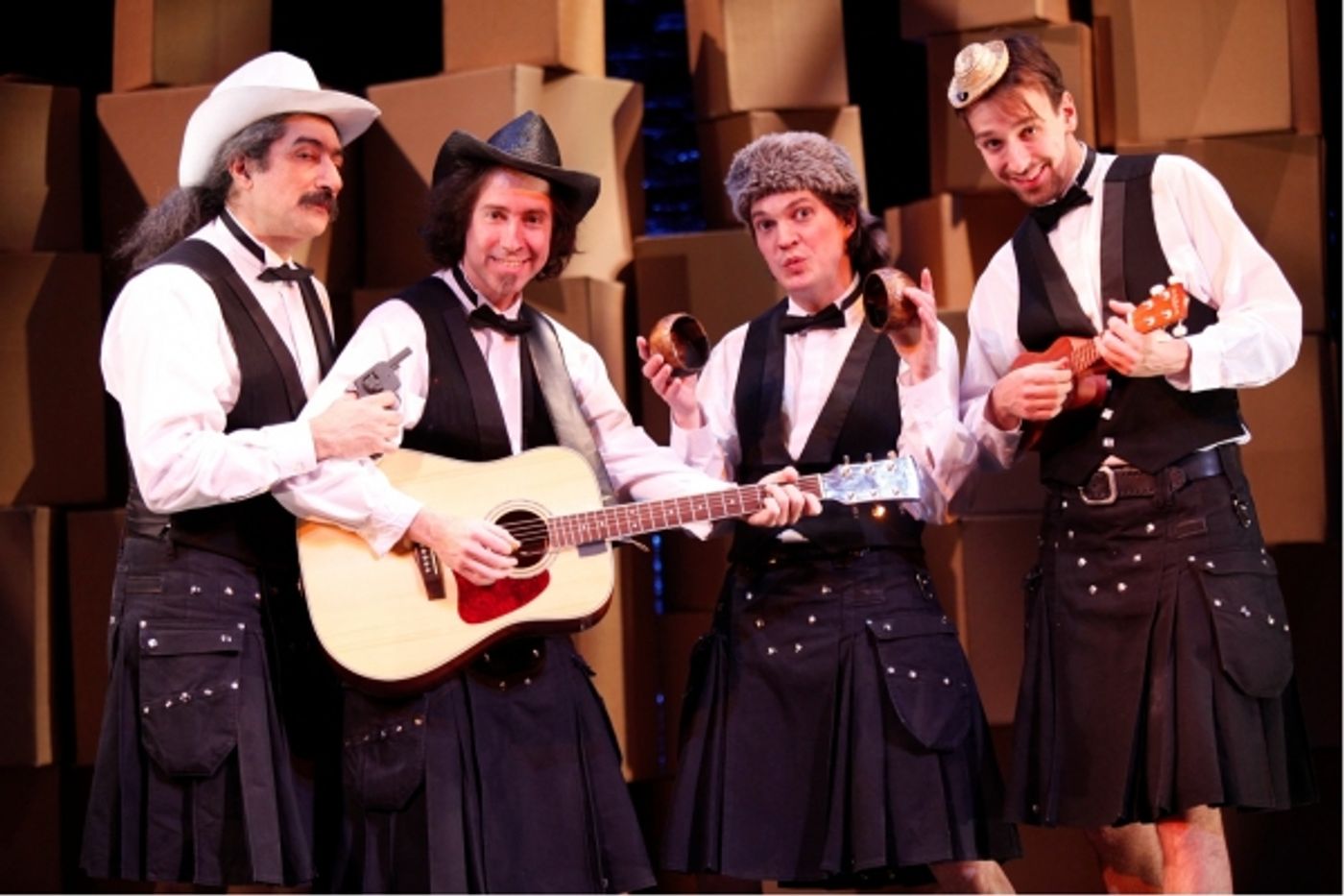 Photo Flash: THE FLYING KARAMAZOV BROS. Opens at Minetta Lane Tonight, 8/9  Image