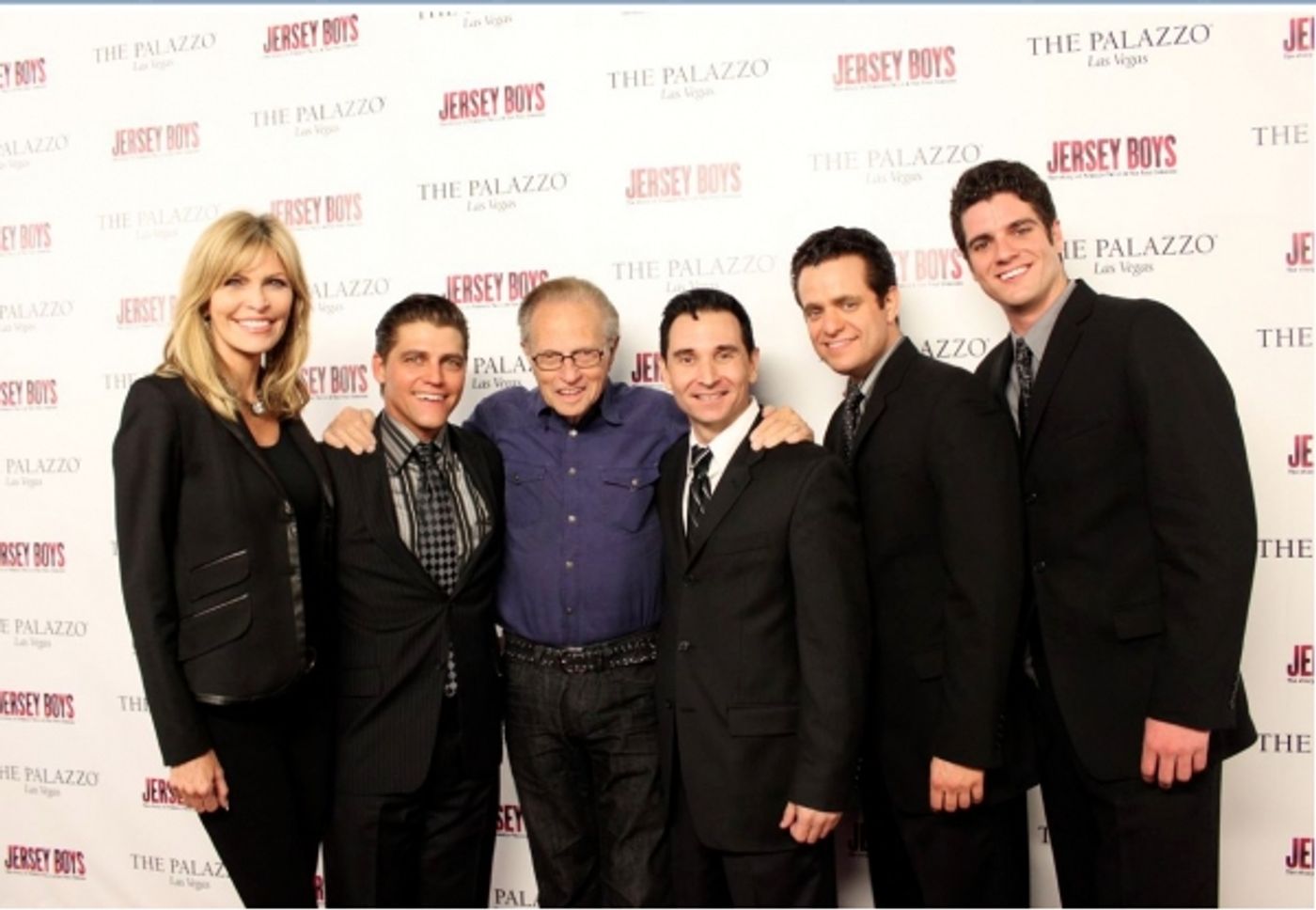 Photo Flash: Larry King Vists Vegas JERSEY BOYS  Image