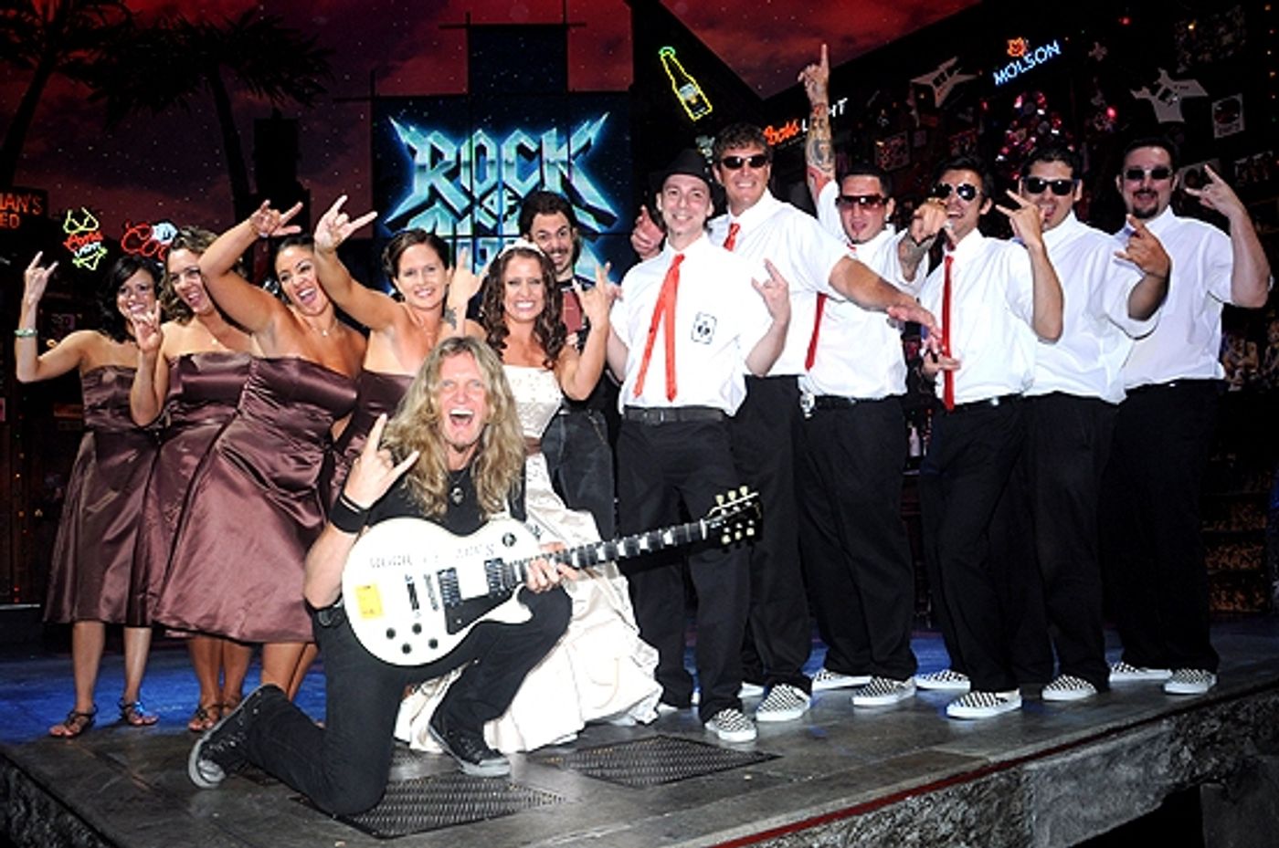 Photo Coverage: Fontanas Say 'I Do' with ROCK OF AGES!  Image