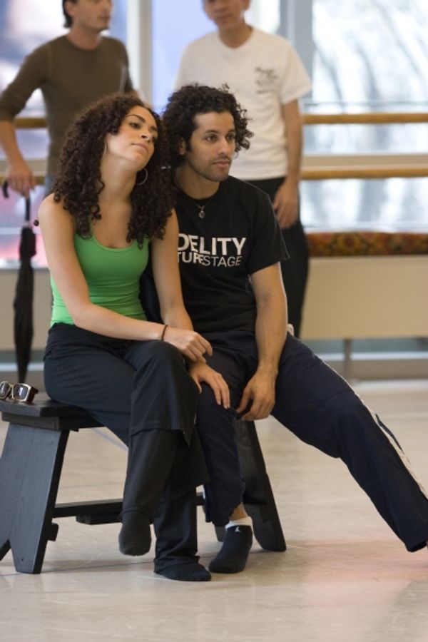 Tanairi Vasquez (Yolanda) and Luis Salgado (Carlos Apache)  Photo