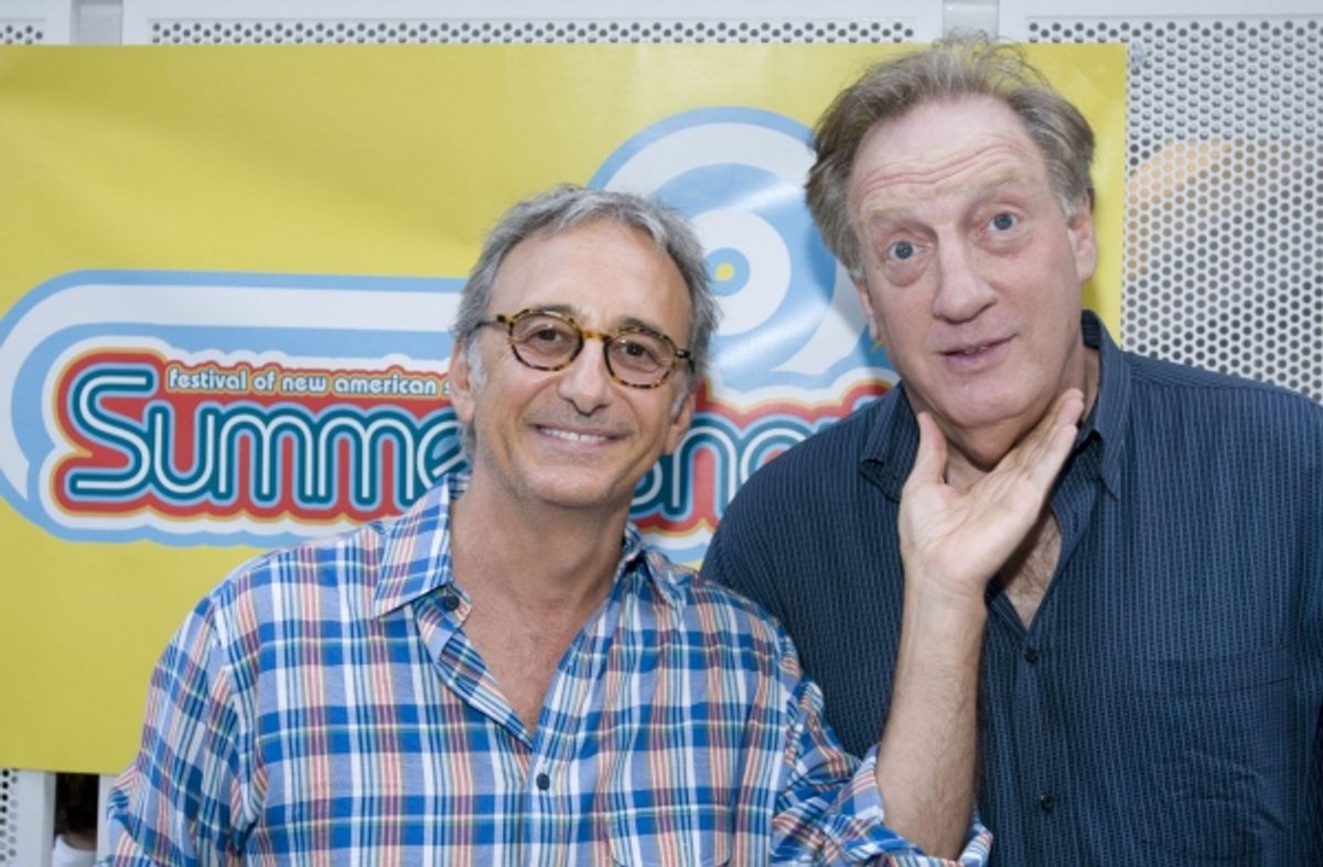 Fred Berner and playwright Alan Zweibel at 