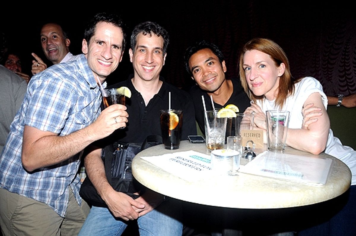 Seth Rudetsky, Jose Llana, Susan Blackwell  at 