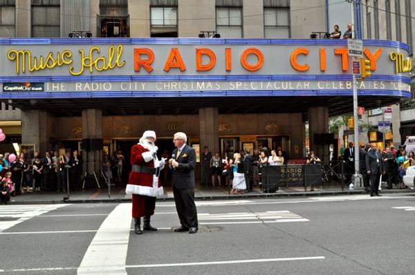 Santa Claus and James Covington Photo