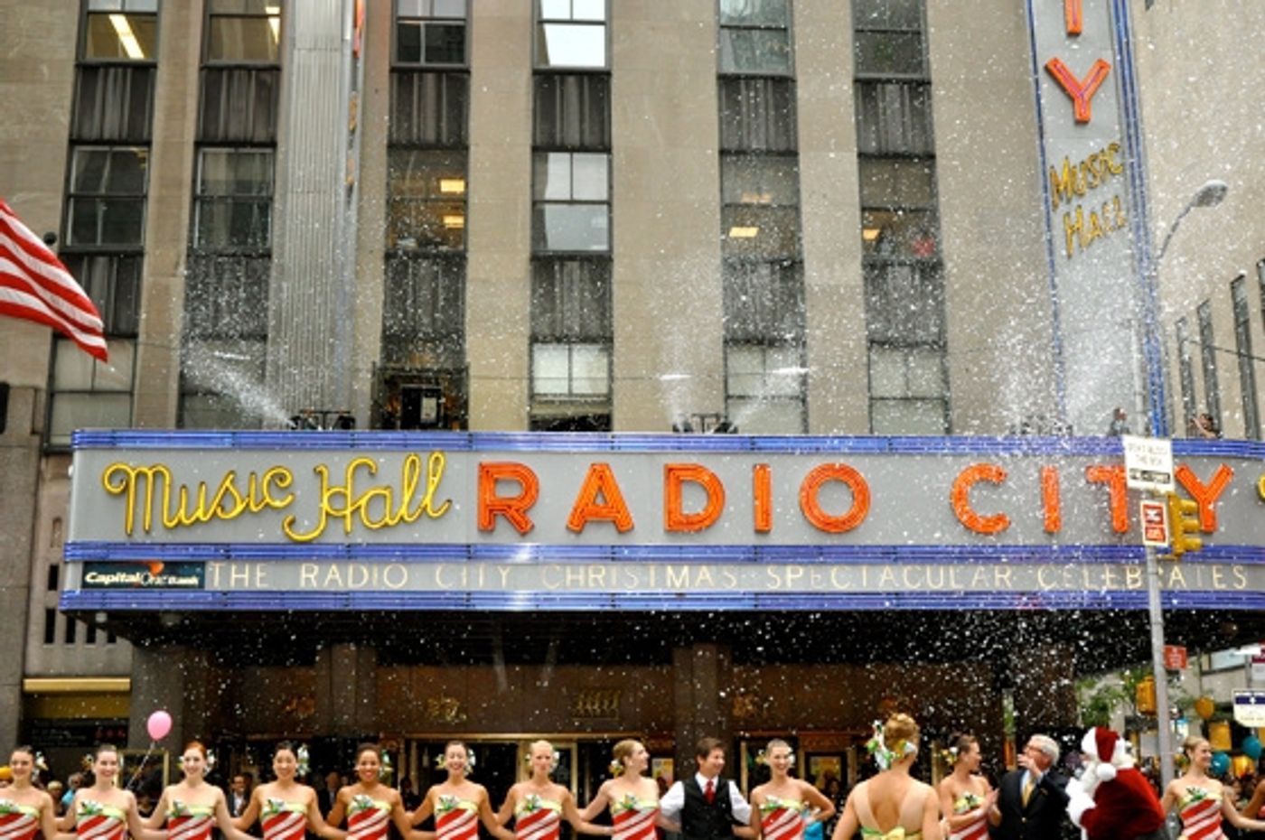 Photo Coverage: Rockettes Kick Off 2010 Radio City Chistmas Spectacular with Nationwide Kickline  Image