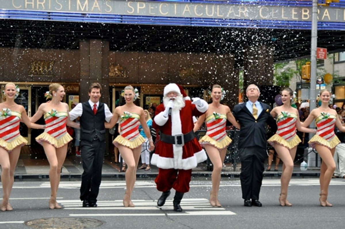 Radio City Rockettes, Race Taylor, Santa Claus and James Covington at 