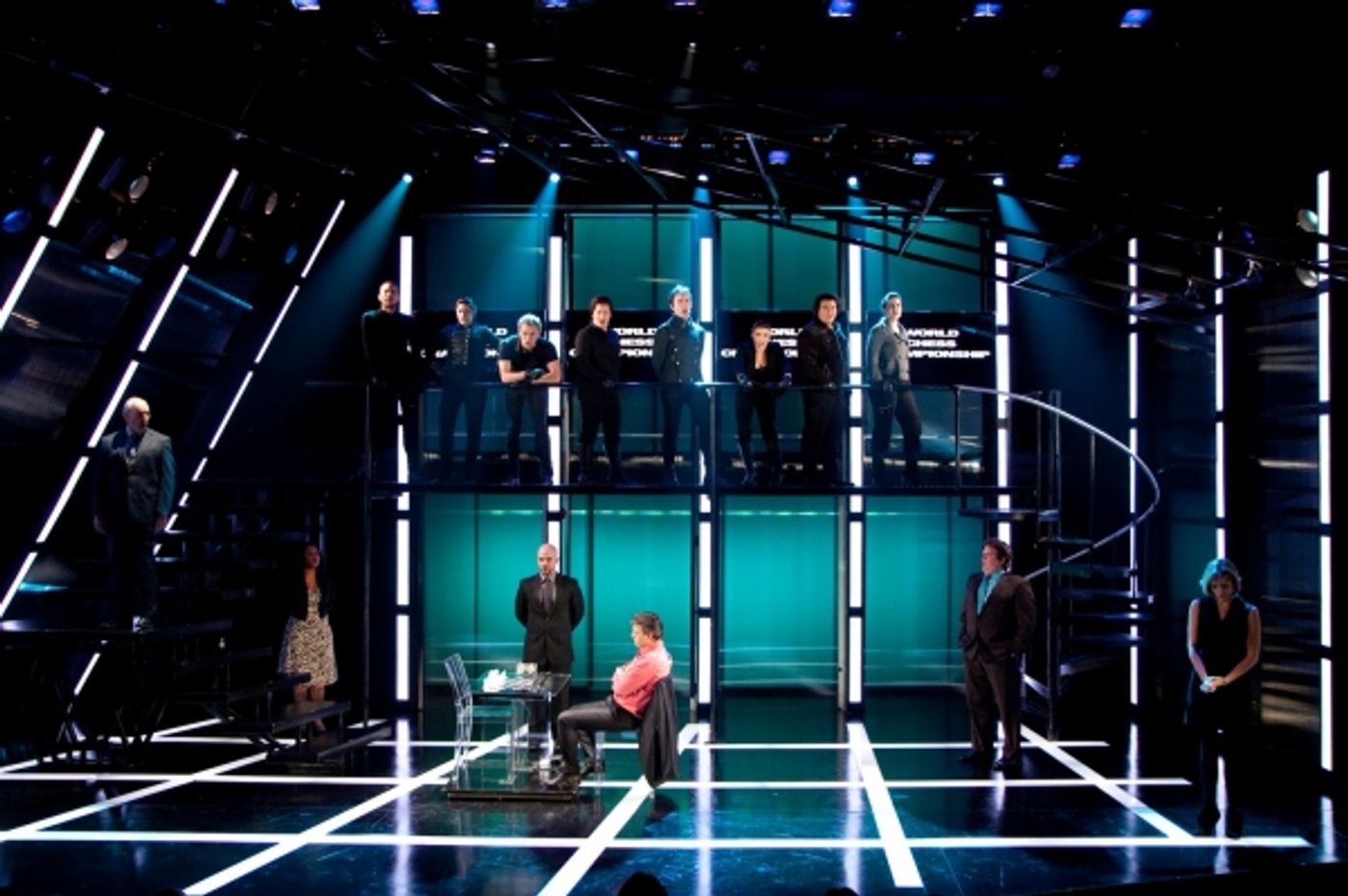 Photo Coverage: CHESS Opens at Signature - Official Production Shots!  Image