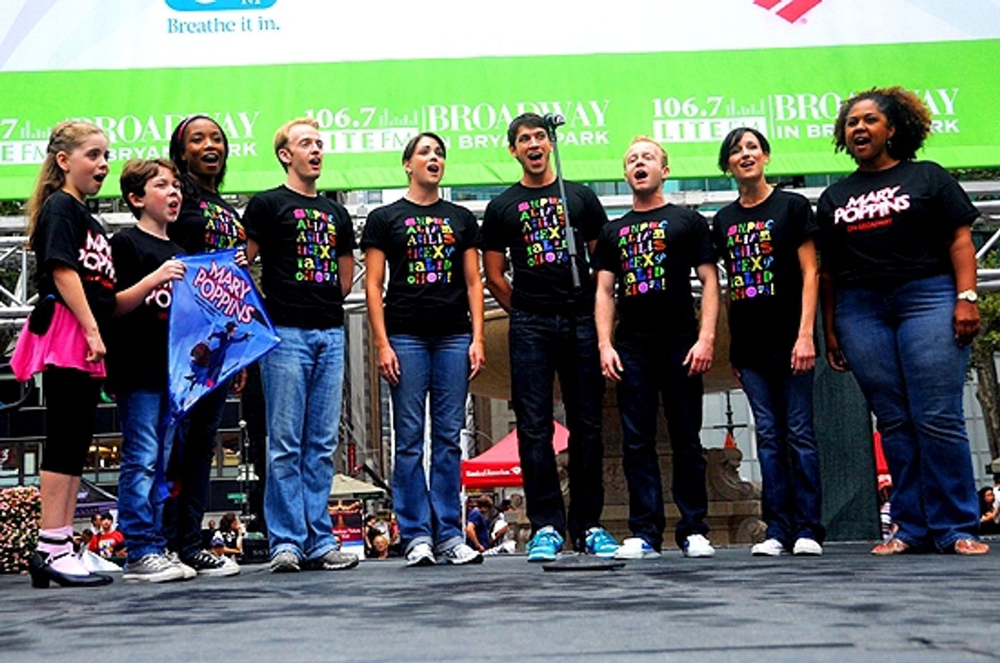 Photo Coverage: LA CAGE, IDIOT, WEST SIDE STORY & More Play Broadway in Bryant Park!  Image