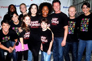 Laura Michelle Kelly and the cast of MARY POPPINS @ BroadwayWorld Laura Michelle Kelly and the cast of MARY POPPINS Photo