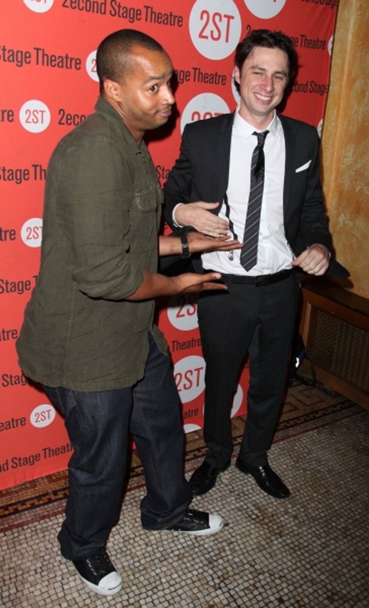 Donald Faison & Zach Braff at 