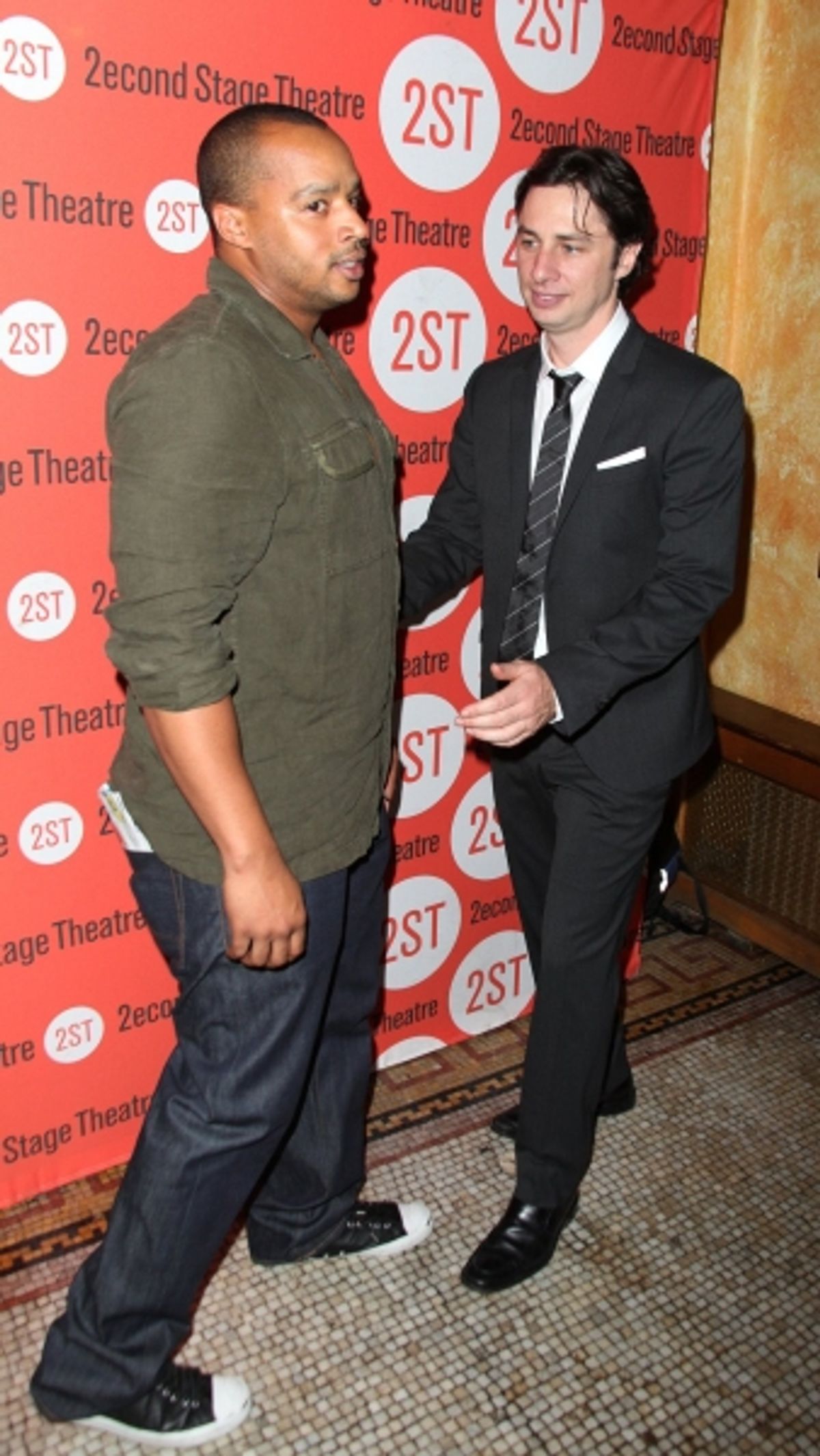 Donald Faison & Zach Braff at 