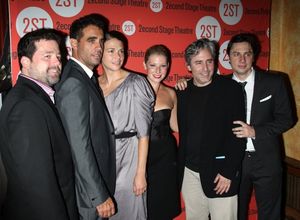 Director Peter Dubois, Bobby Cannavale, Sutton Foster, Ari Graynor, Playwright Paul W Photo