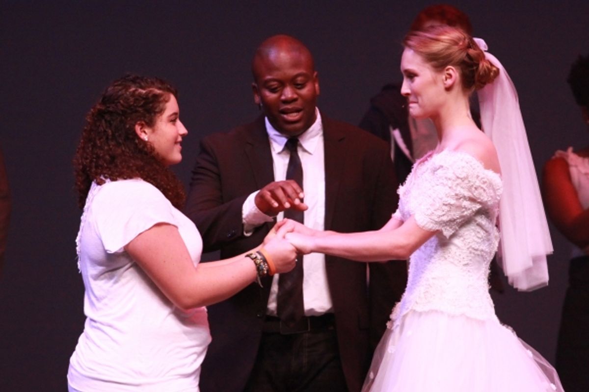 Chelsea Pedano, Tituss Burgess and Ginna Le Vine at 