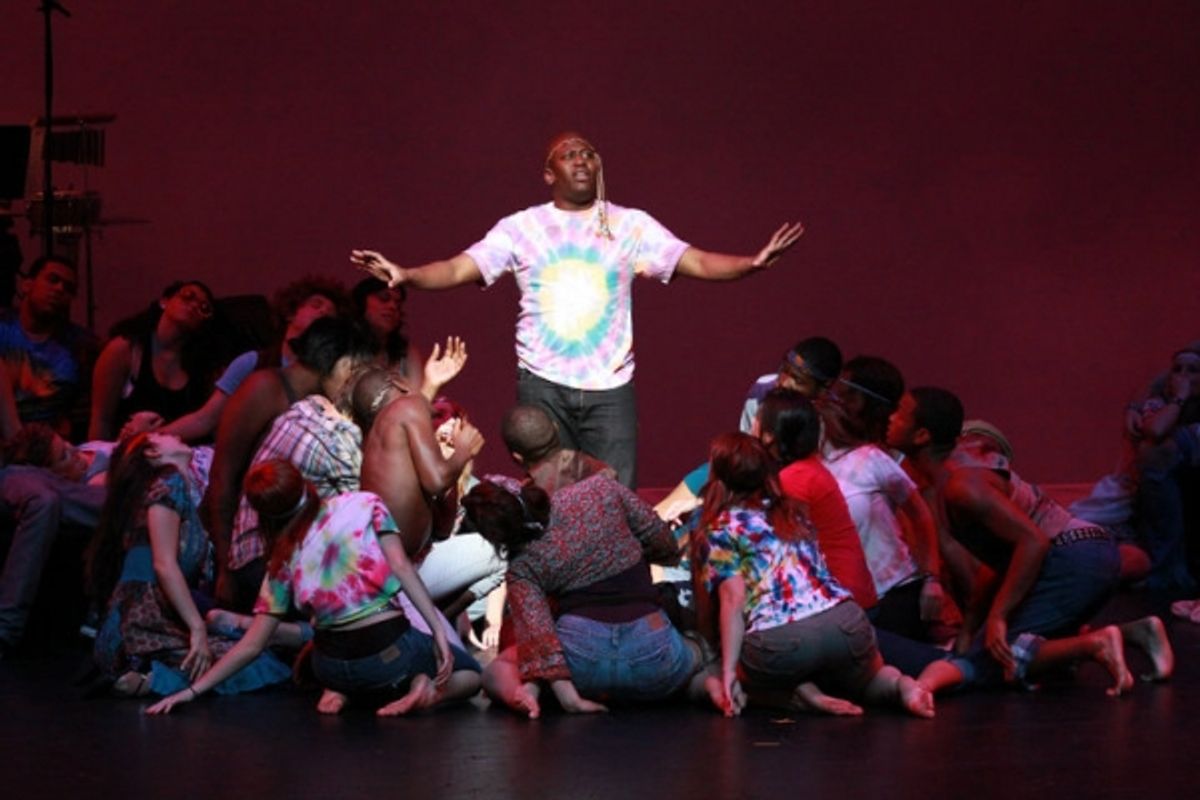 Titus Burgess and Students at 
