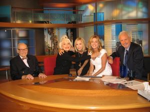 Harry Kullijian and Carol Channing with Good Day LA co-hosts Dorothy Lucey, Steve Edwards and Lisa Breckenridge @ BroadwayWorld Harry Kullijian and Carol Channing with Good Day LA co-hosts Dorothy Lucey, Steve Edw Photo