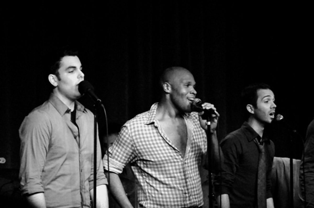 Zak Resnick, Michael James Scott and Danny Calvert at 