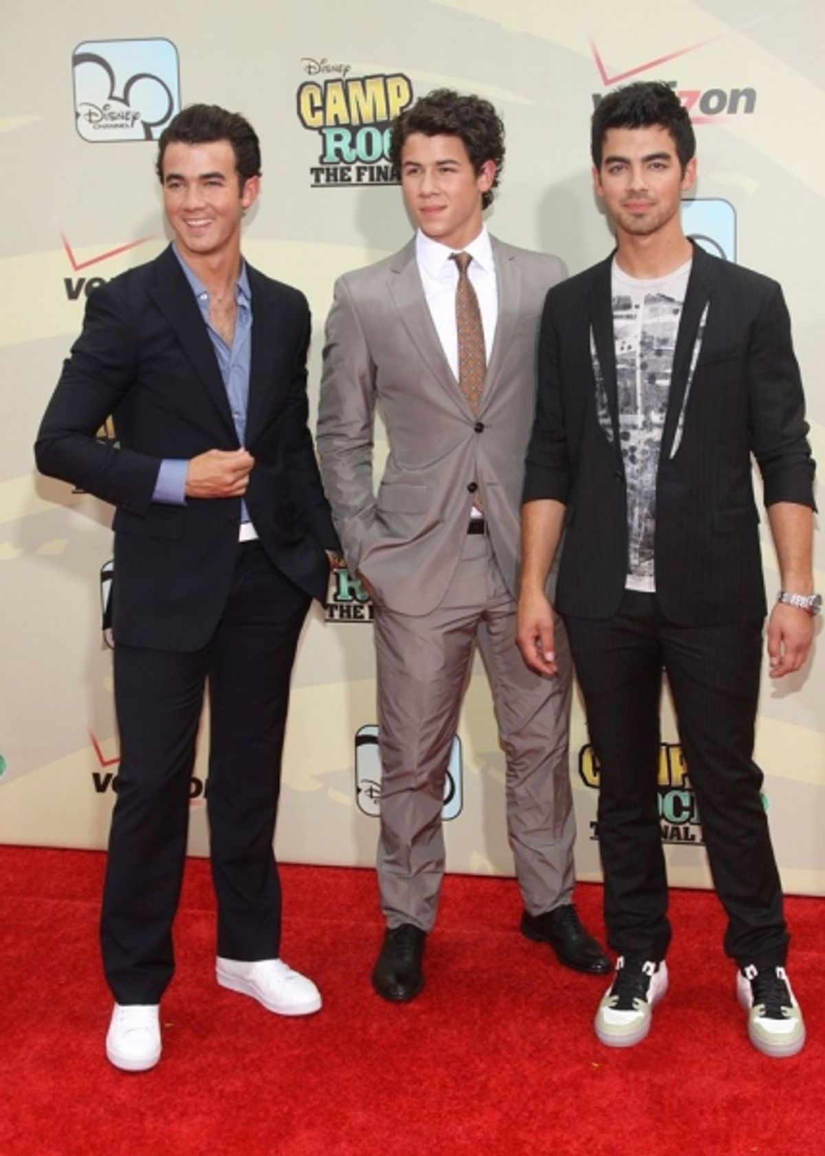 Kavin Jonas, Nick Jonas and Joe Jonas at 